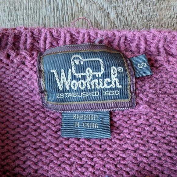 Vintage Woolrich Geometric Pattern Sweater Size Small - Picture 3 of 6